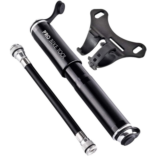 Cycle Pump SUITS ALL VALVES Mountain Bike BMX Bicycle T-BAR HANDLE Locks On UK
